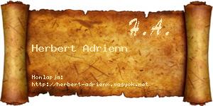 Herbert Adrienn névjegykártya